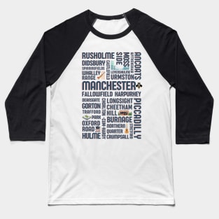 Manchester city centre towns Baseball T-Shirt